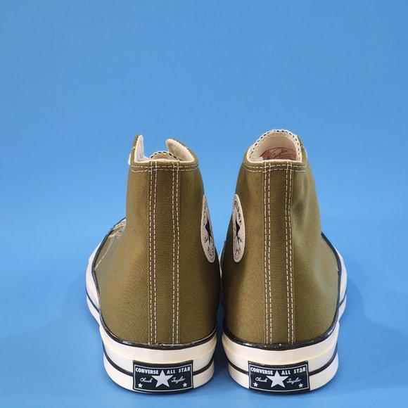 Converse Chuck 70 High Dark Moss/Egret/Black Khaki Unisex Sneakers 171565C NWT - Picture 5 of 6